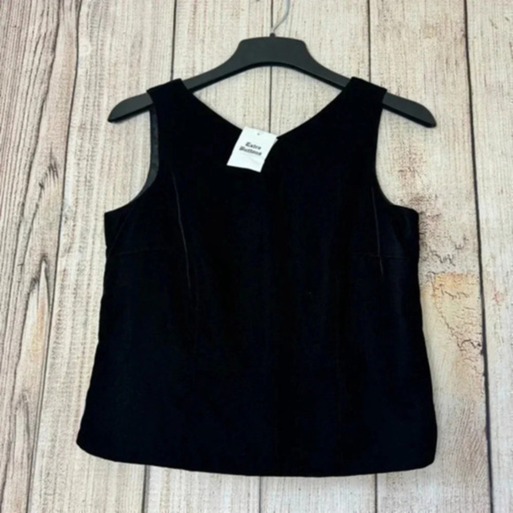Vintage Talbots Womens Velvet Sleeveless tops size 10